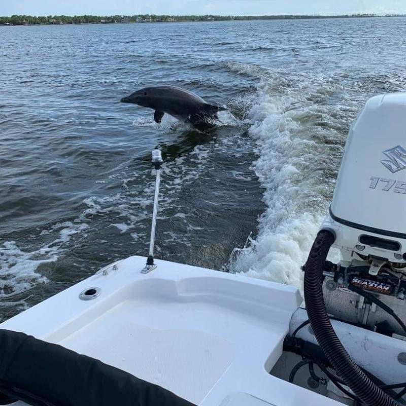 a boat sitting on top of a body of water
